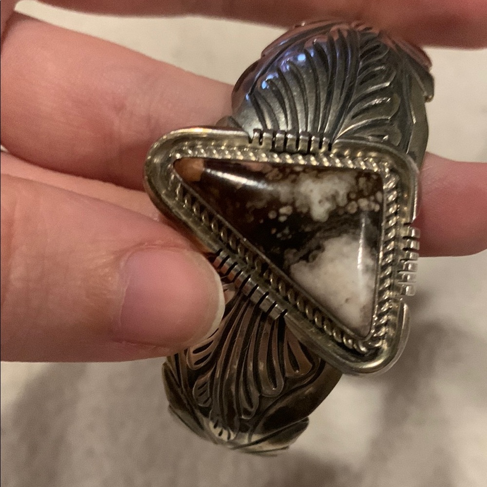 Wes Craig Bracelet with Wild Horse Jasper Stone - Picture 7 of 8